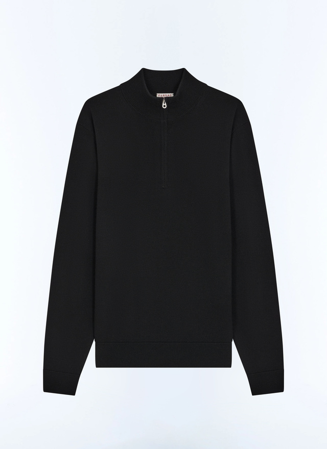 Pull noir homme tissu principal: 100% lainedoublure: aucune Fursac - A2ERYS-LA15-B020