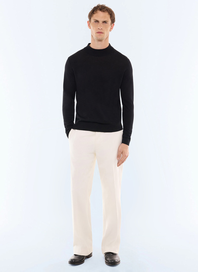 Pull noir homme Fursac - A2LUGE-LA01-B020