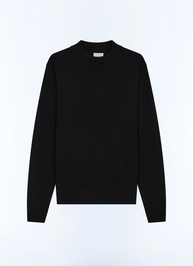 Pull noir homme matière principale: 100% lainedoublure: aucune Fursac - A2LUGE-LA01-B020