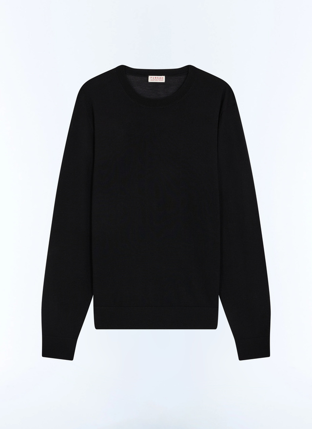 Pull noir homme matière principale: 100% lainedoublure: aucune Fursac - A2ORYS-LA01-B020