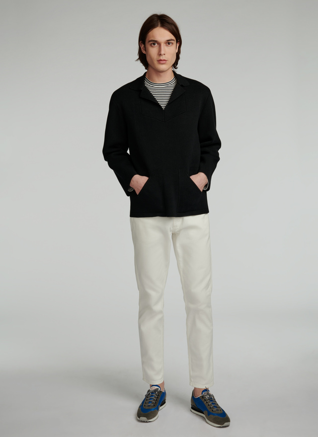 Pull noir homme Fursac - A2VUMU-VA12-20