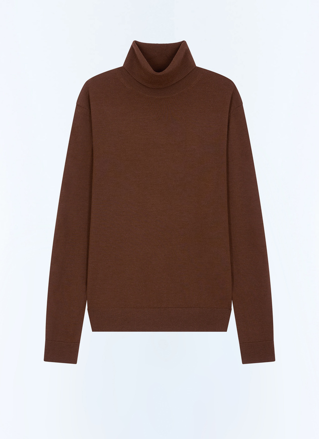 Pull brun homme matière principale: 100% lainedoublure: aucune Fursac - A2LUGE-LA01-G021