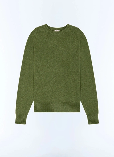 Pull vert homme laine certifiée Fursac - A2ETLA-EA15-H011