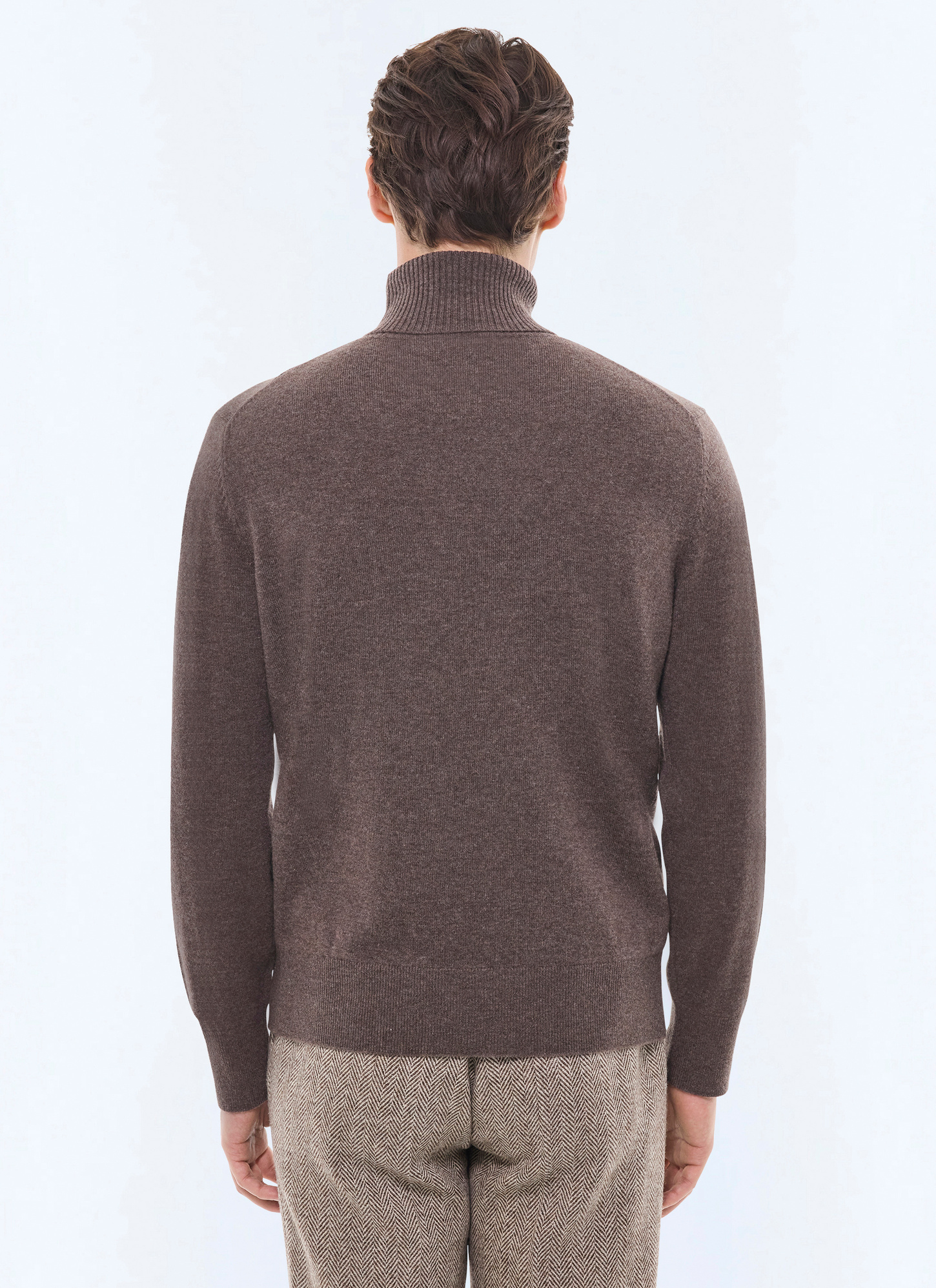 Pull homme laine certifiée et cachemire Fursac - A2KROU-TA28-G014