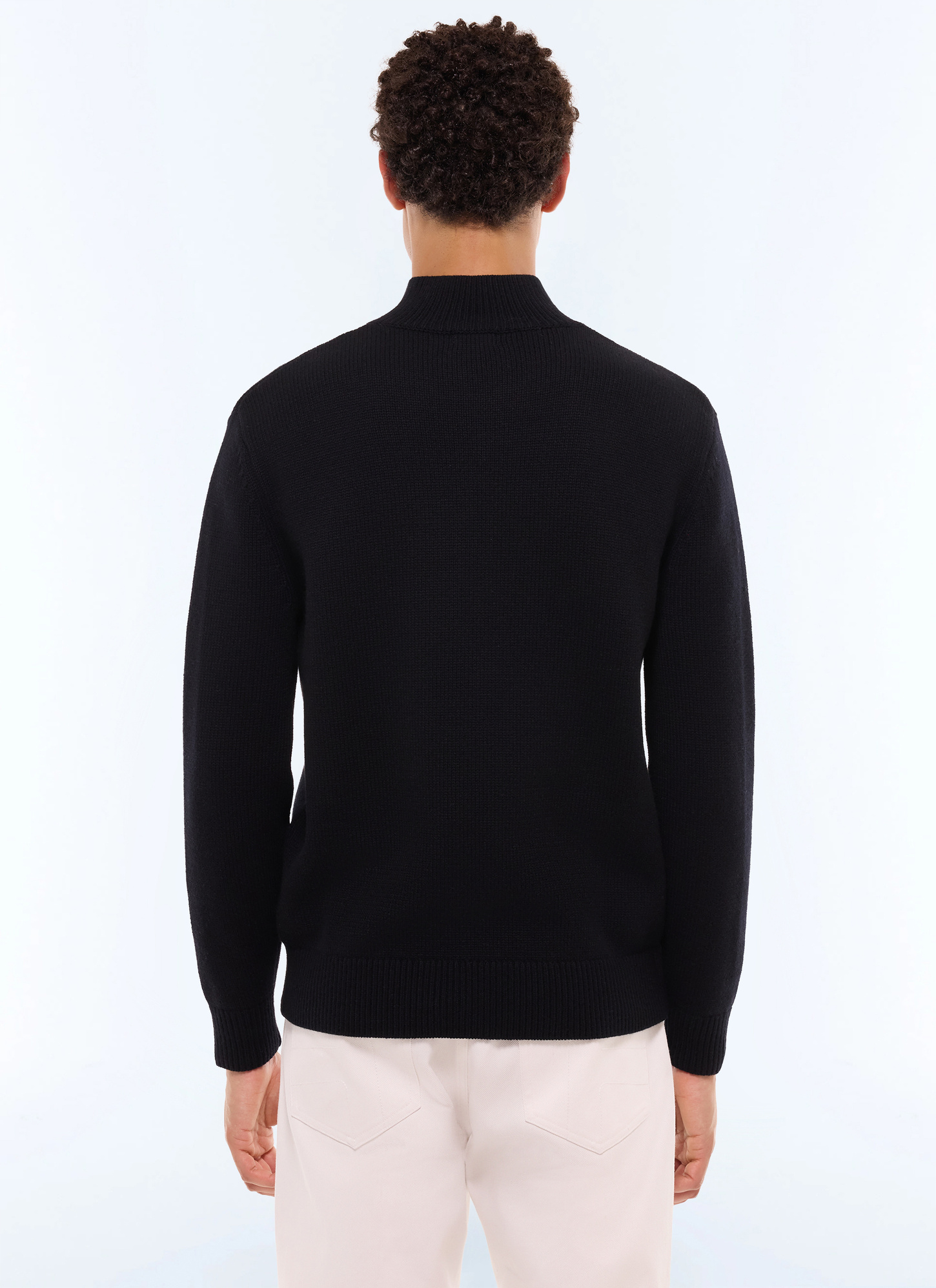 Pull homme laine certifiée et cachemire Fursac - A2GOWI-GA08-B020