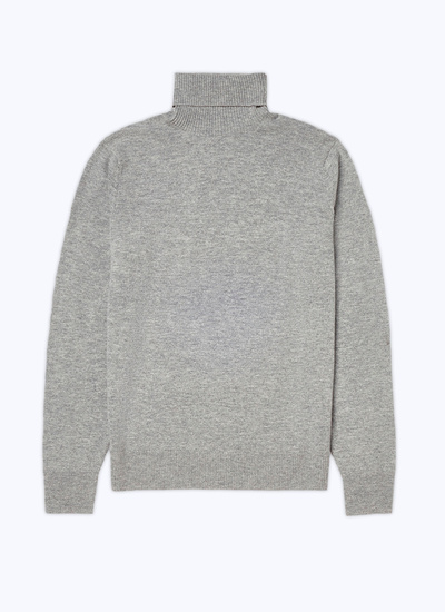 Pull gris homme laine et cachemire Fursac - A2KROU-TA28-26