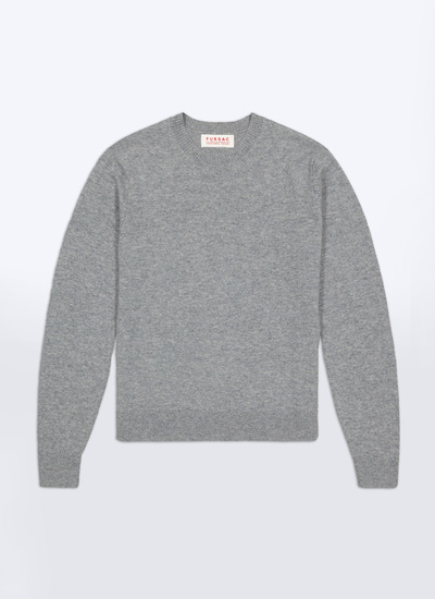 Pull gris homme laine et cachemire Fursac - A2TOUR-TA28-26