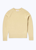 Pull jaune en laine et cachemire - 22HA2TSHE-TA35/53