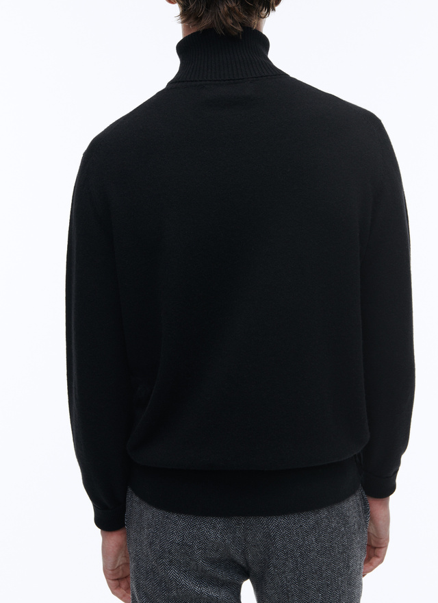 Pull noir homme Fursac - A2KROU-TA28-20