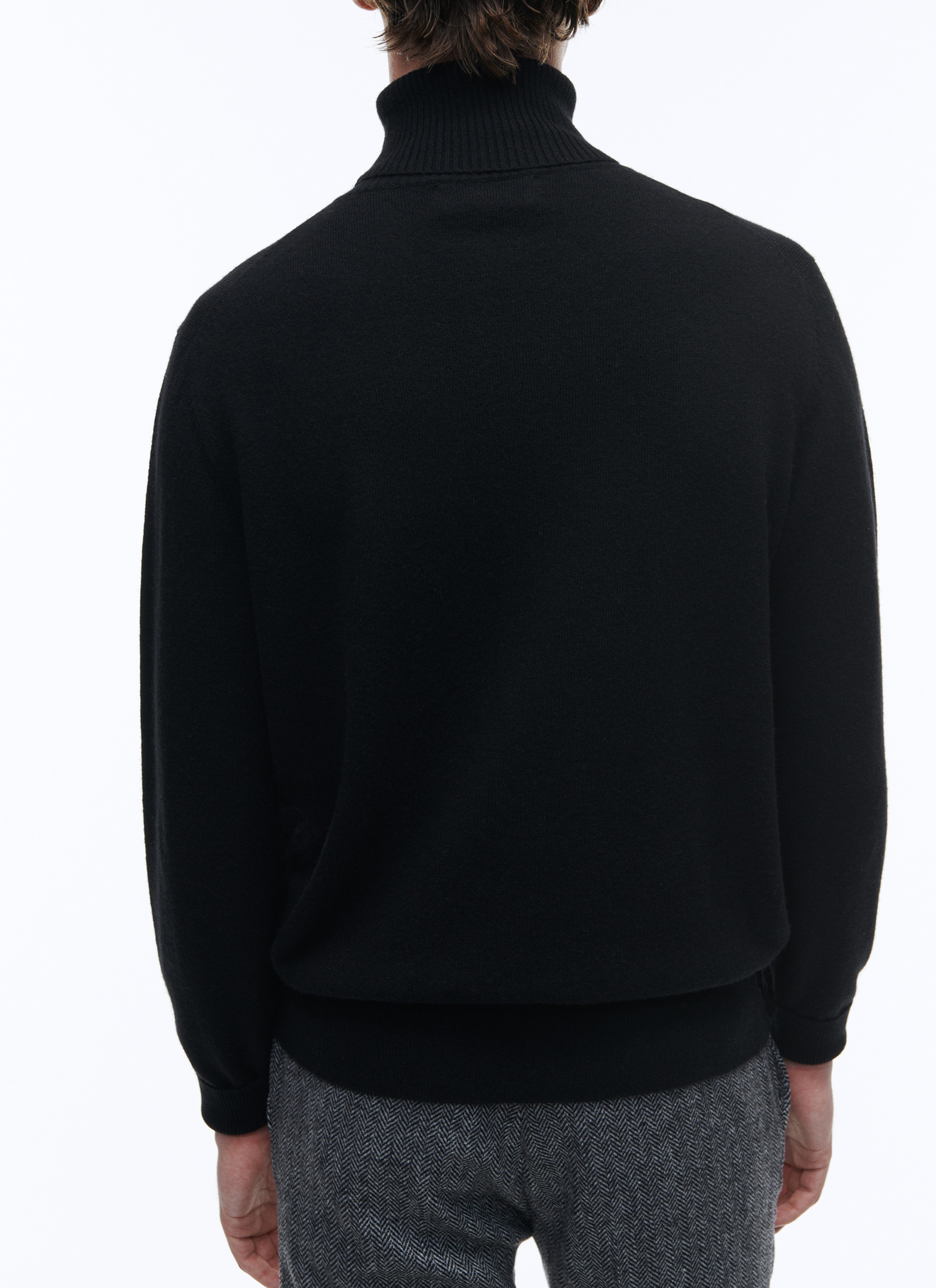 Pull noir homme Fursac - A2KROU-TA28-20