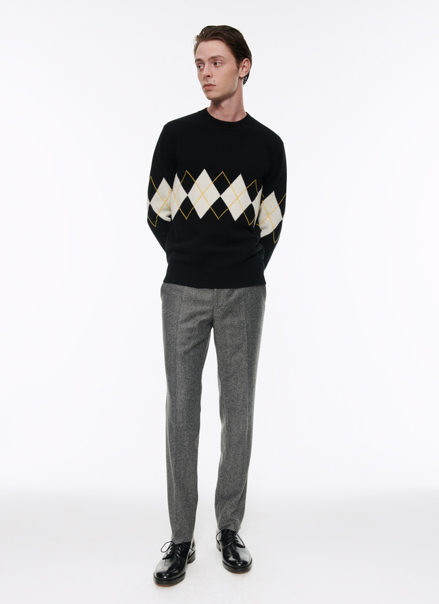 Pull noir homme Fursac - 22HA2ARGY-AA17/20