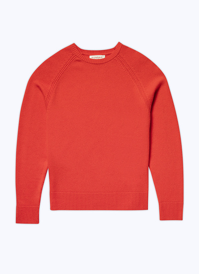 Pull orange homme laine et cachemire Fursac - A2TSHE-TA35-60