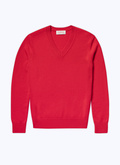 Pull en laine et cachemire rouge - A2AVAY-AA08-79