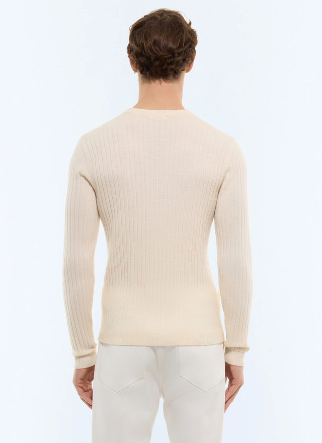 Pull marinière homme laine certifiée Fursac - A2GCOT-GA11-A002