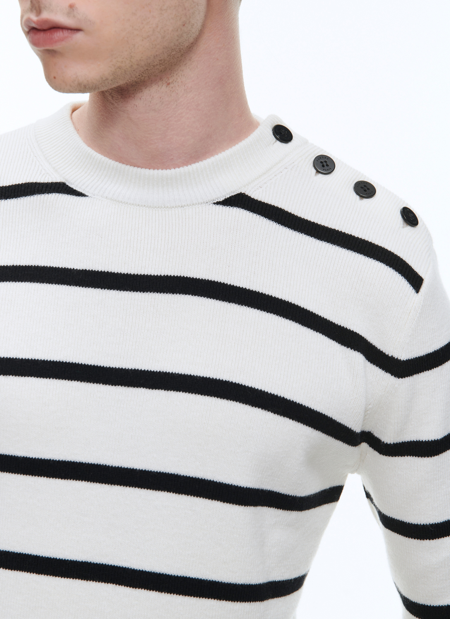 Pull marinière homme Fursac - A2BRIN-BA10-02