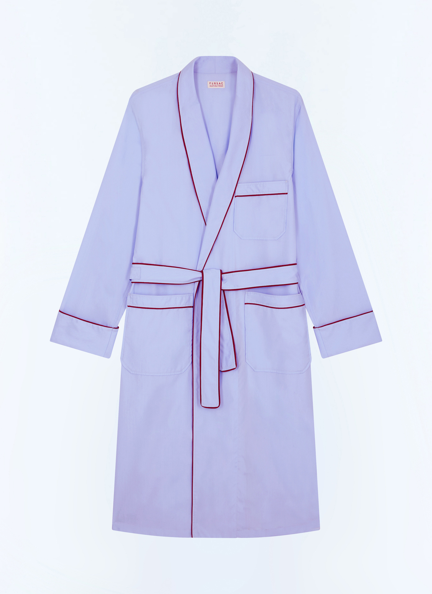 Pyjama bleu homme popeline de coton Fursac - Y3GIVA-DP07-D039