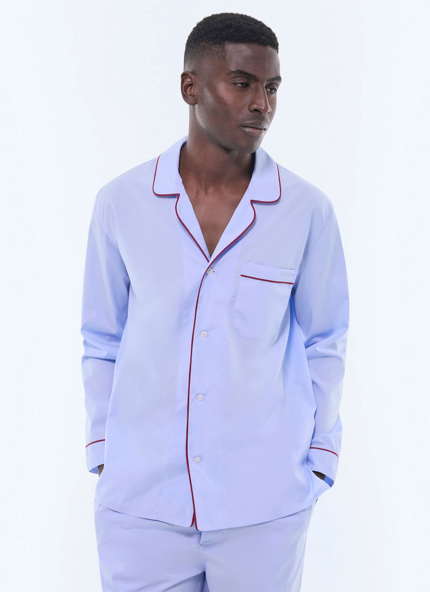 Pyjama bleu ciel homme Fursac - Y3GYJA-DP07-D039