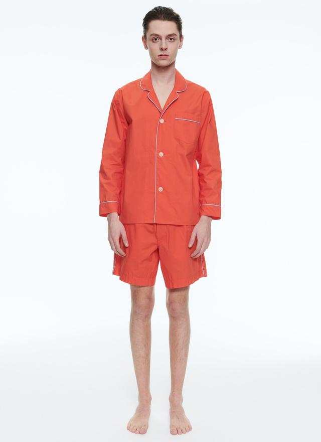 Pyjama homme corail popeline de coton Fursac - Y3BYJA-BX14-60