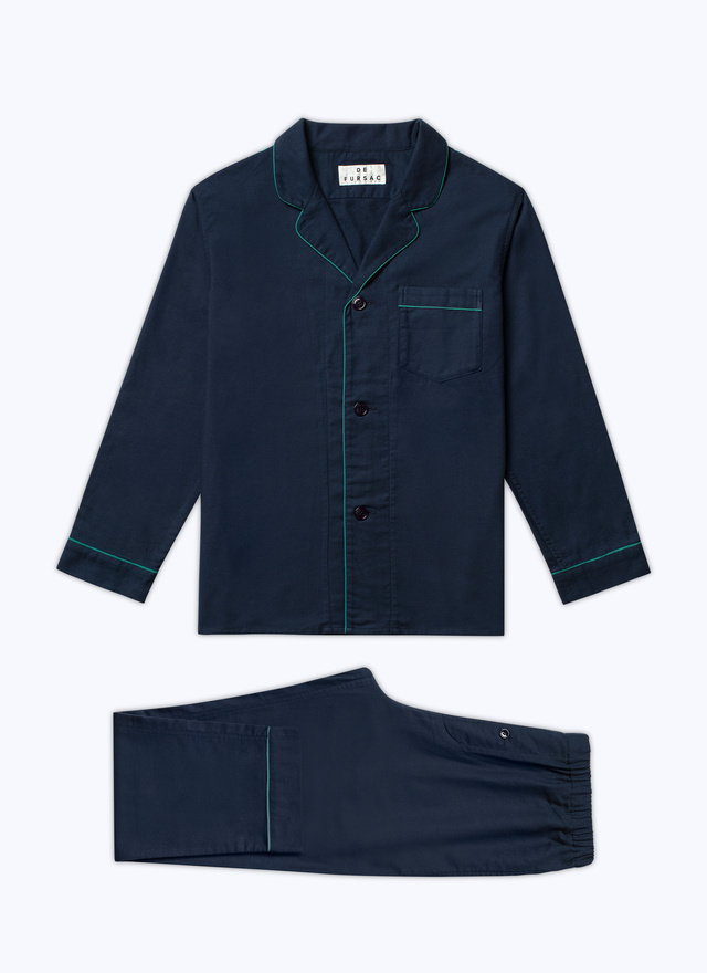 Men's navy blue pyjamas Fursac - 21HY3TYJA-TX12/30
