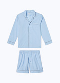 Cotton poplin pyjamas - Y3DYJA-DP07-D039