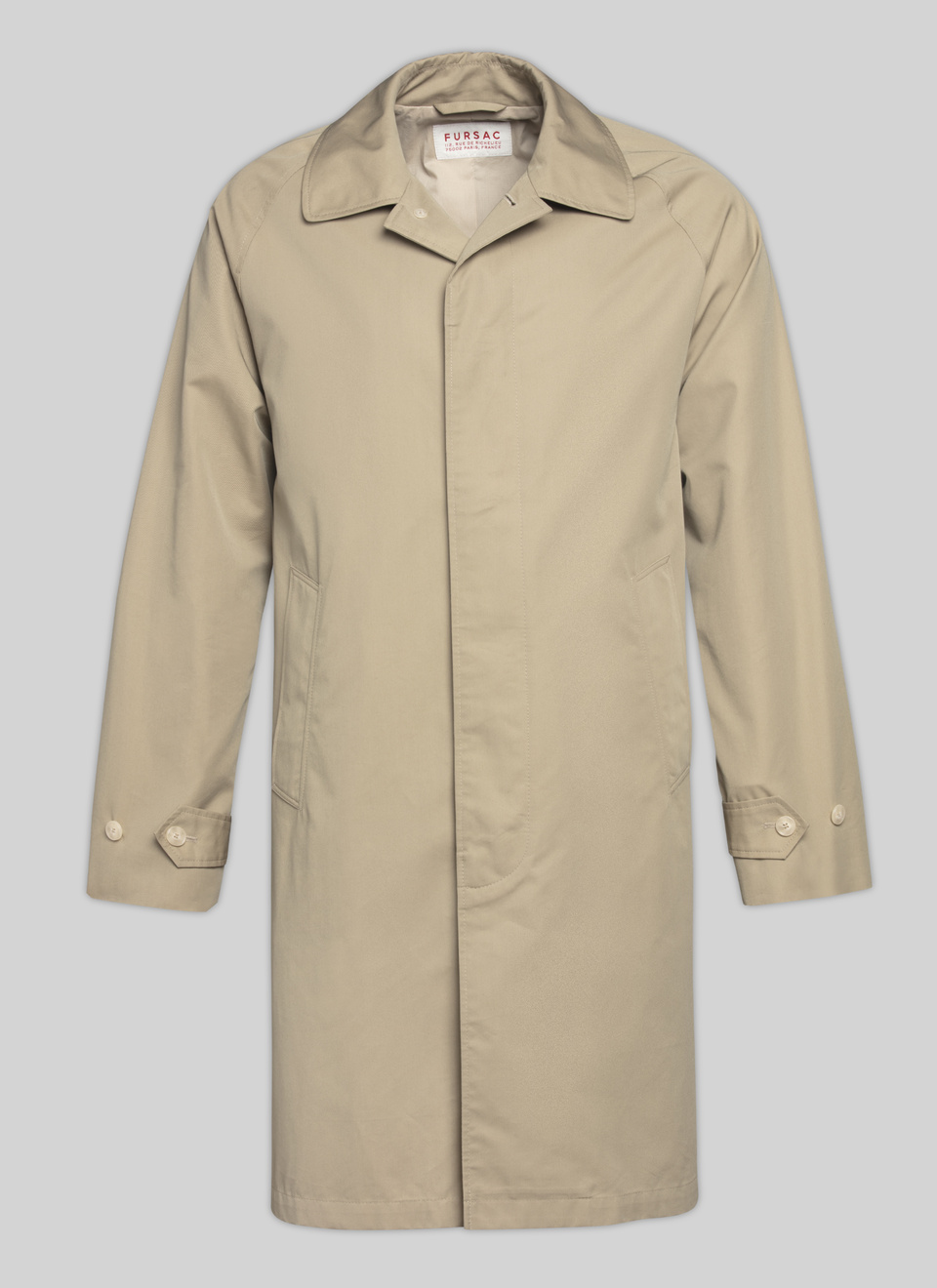 Beige raincoat 22EM3VACA-VM06/09 - Men's raincoat