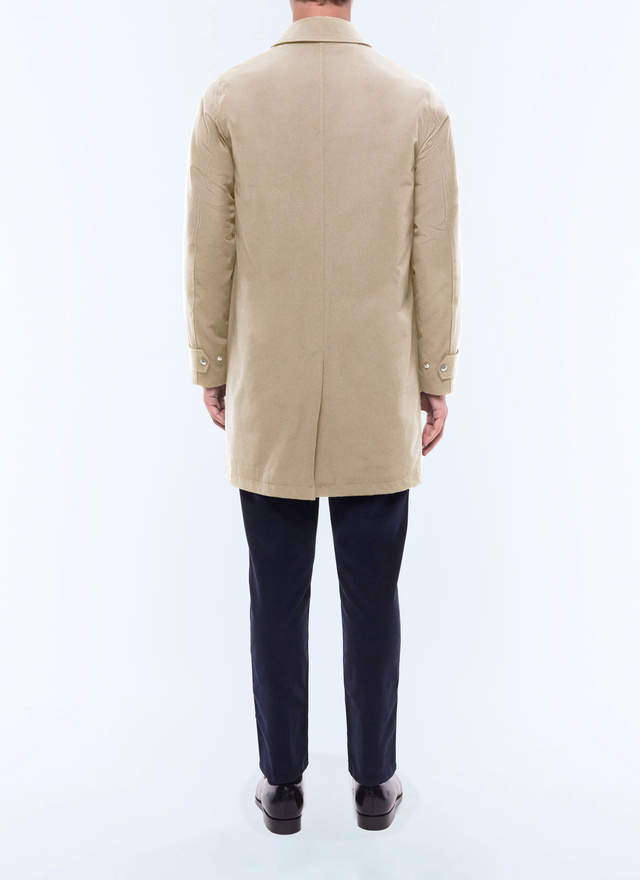 Men's beige raincoat Fursac - M3ECKA-DM25-A008
