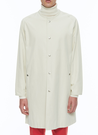 Men's raincoat ecru cotton and polyester Fursac - M3CIMO-CM04-A002