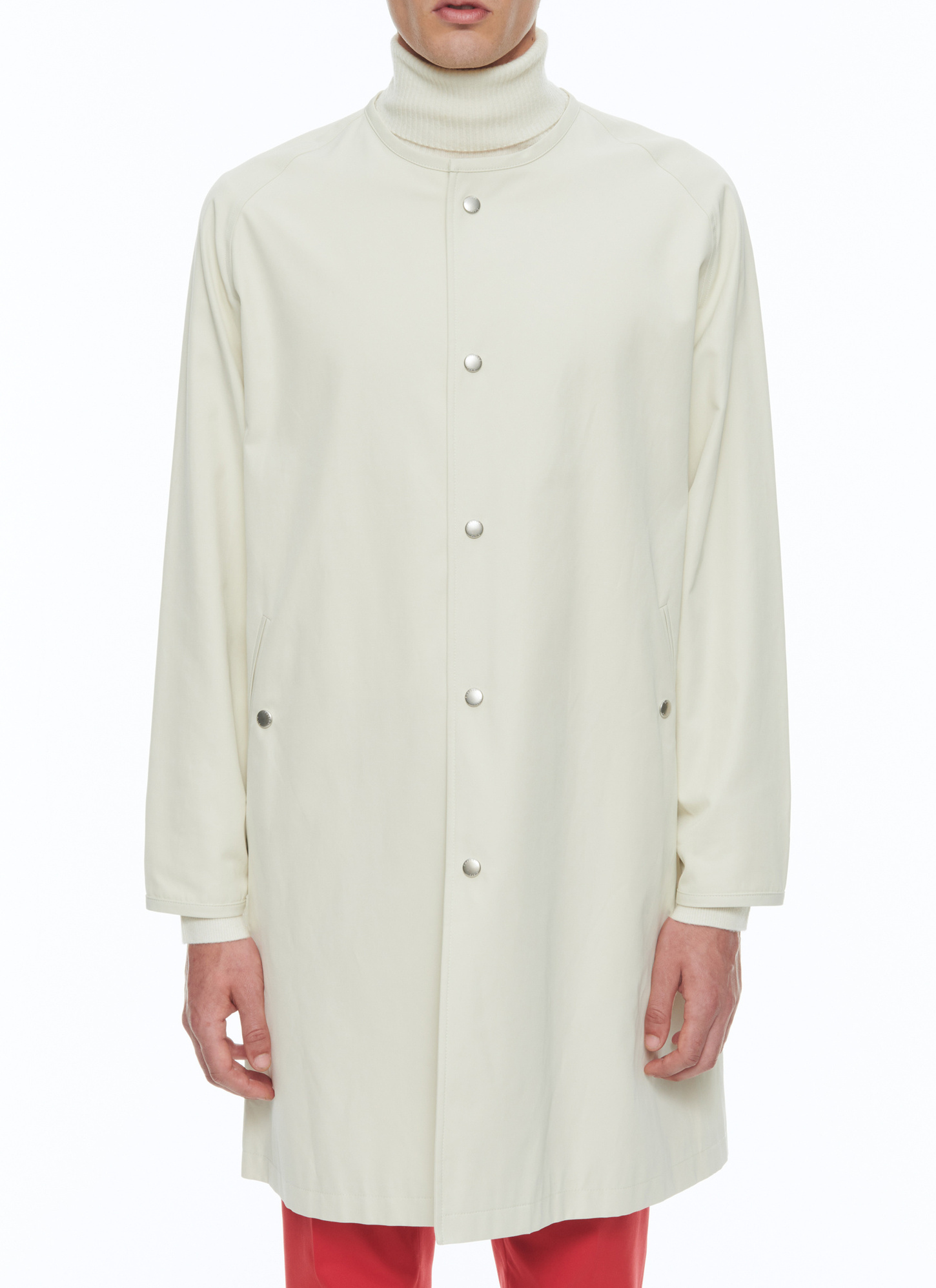 Men's raincoat ecru cotton and polyester Fursac - M3CIMO-CM04-A002