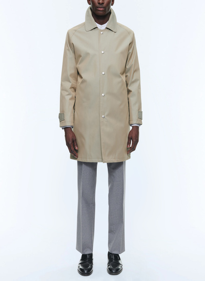 Men's raincoat egg shell solaro cotton serge Fursac - M3CIME-DM20-A006