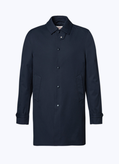 Men's navy blue raincoat Fursac - M3ACKA-RM15-30