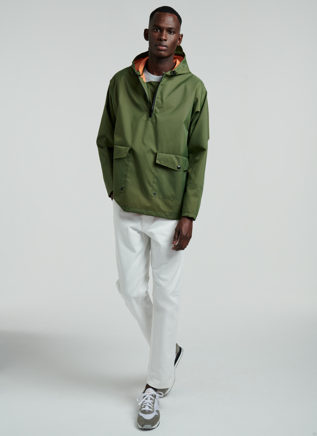Men's raincoat olive green polyamide Fursac - 22EM3VASE-VM08/44