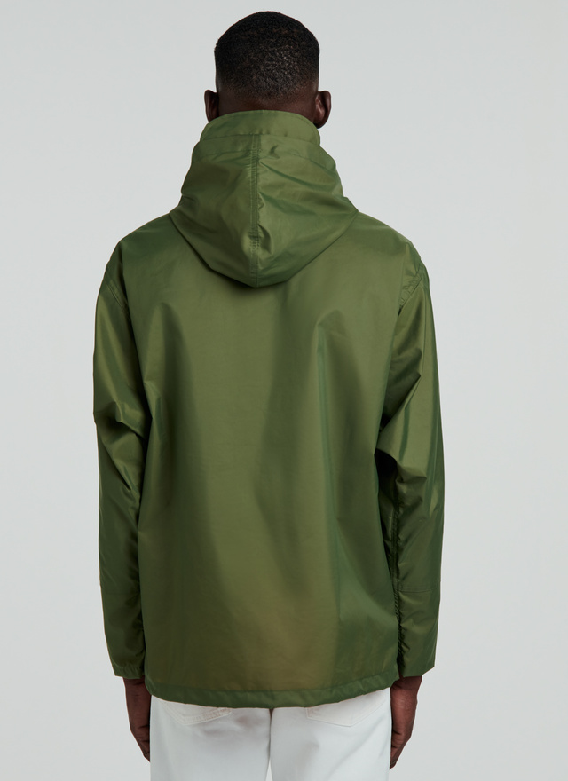 Men's green polyamide raincoat Fursac - M3VASE-VM08-44