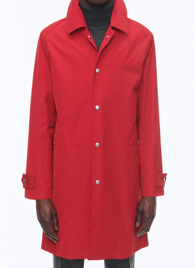 Men's raincoat red cotton and polyamide Fursac - M3CIME-CM31-C003