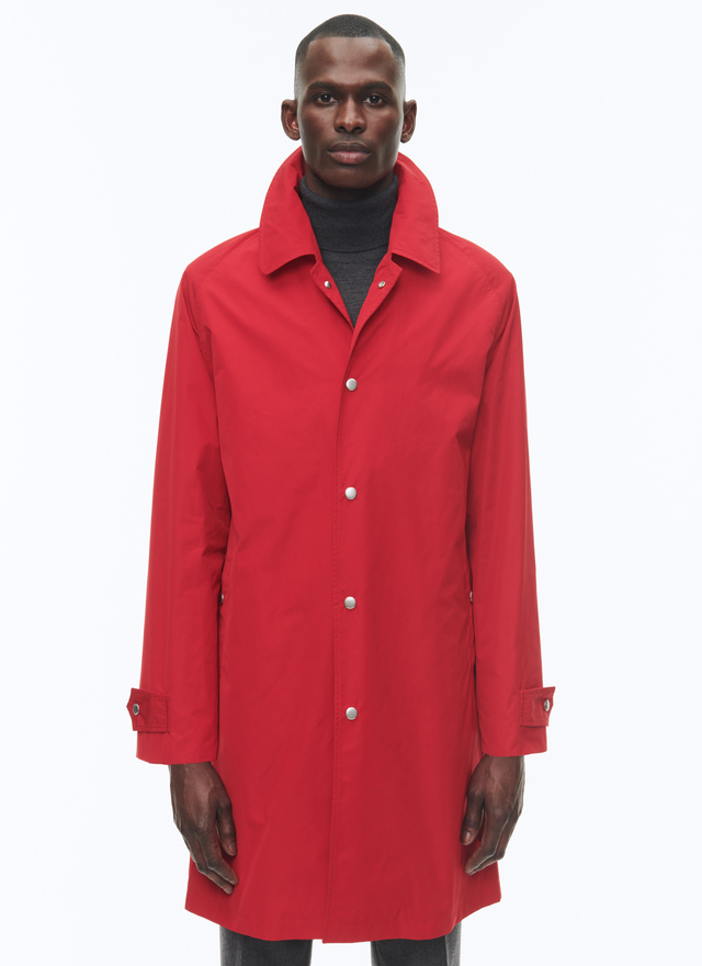 Men's raincoat red cotton and polyamide Fursac - M3CIME-CM31-C003
