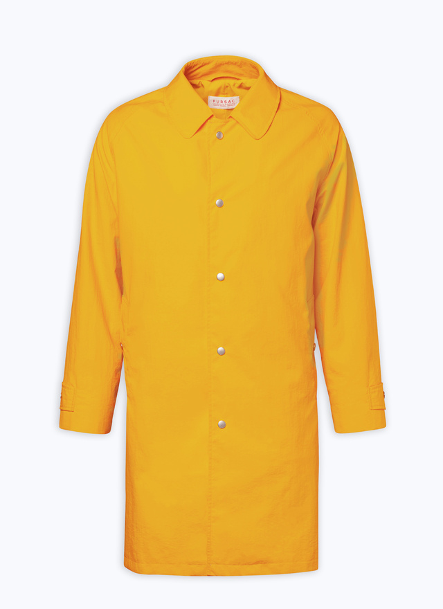 Men's yellow polyamide technical canvas raincoat Fursac - M3CIME-DM12-E005