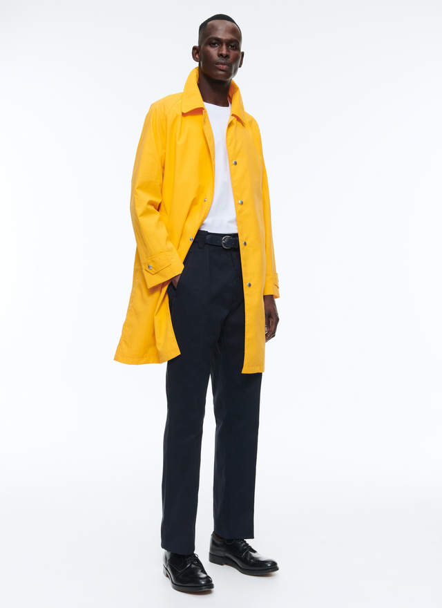 Men's yellow raincoat Fursac - M3CIME-DM12-E005