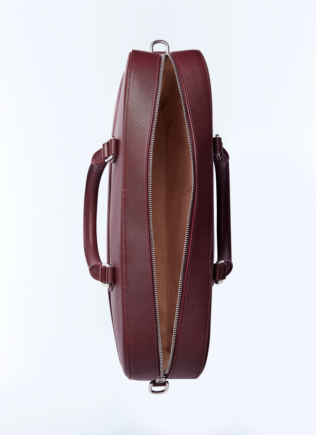 Sac rouge homme cuir saffiano Fursac - B3FIEF-FB03-C014