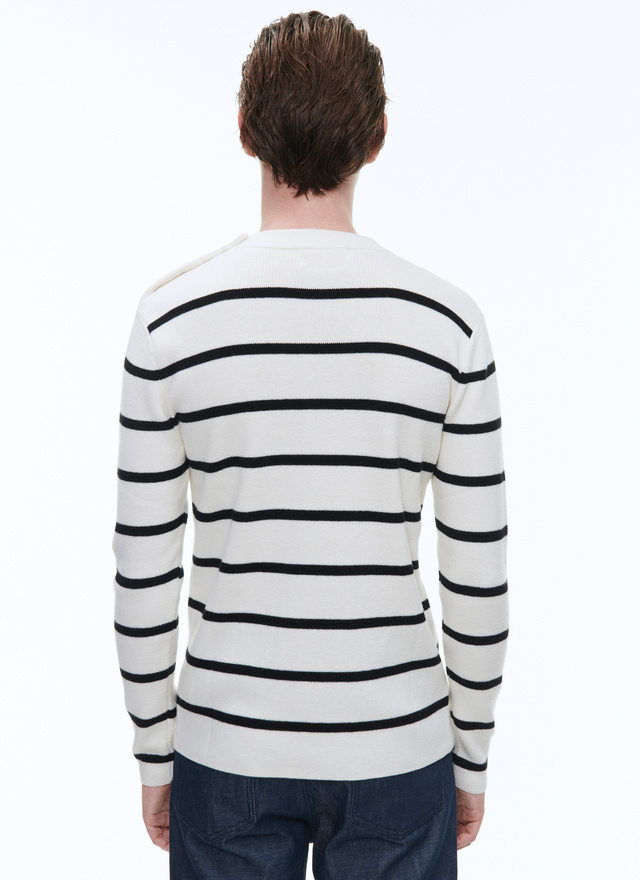 Men's wool and cotton sailor sweater Fursac - 23EA2BRIN-BA10/02