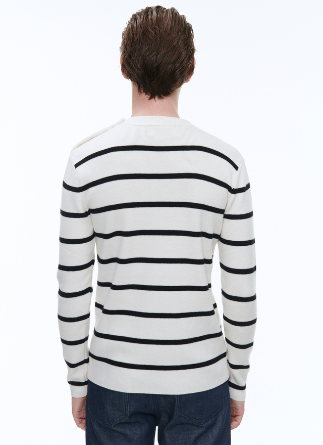 Men's wool and cotton sailor sweater Fursac - A2BRIN-BA10-02