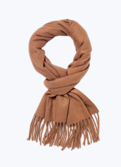 Men's scarf camel cashmere Fursac - D2SARI-CR15-A011