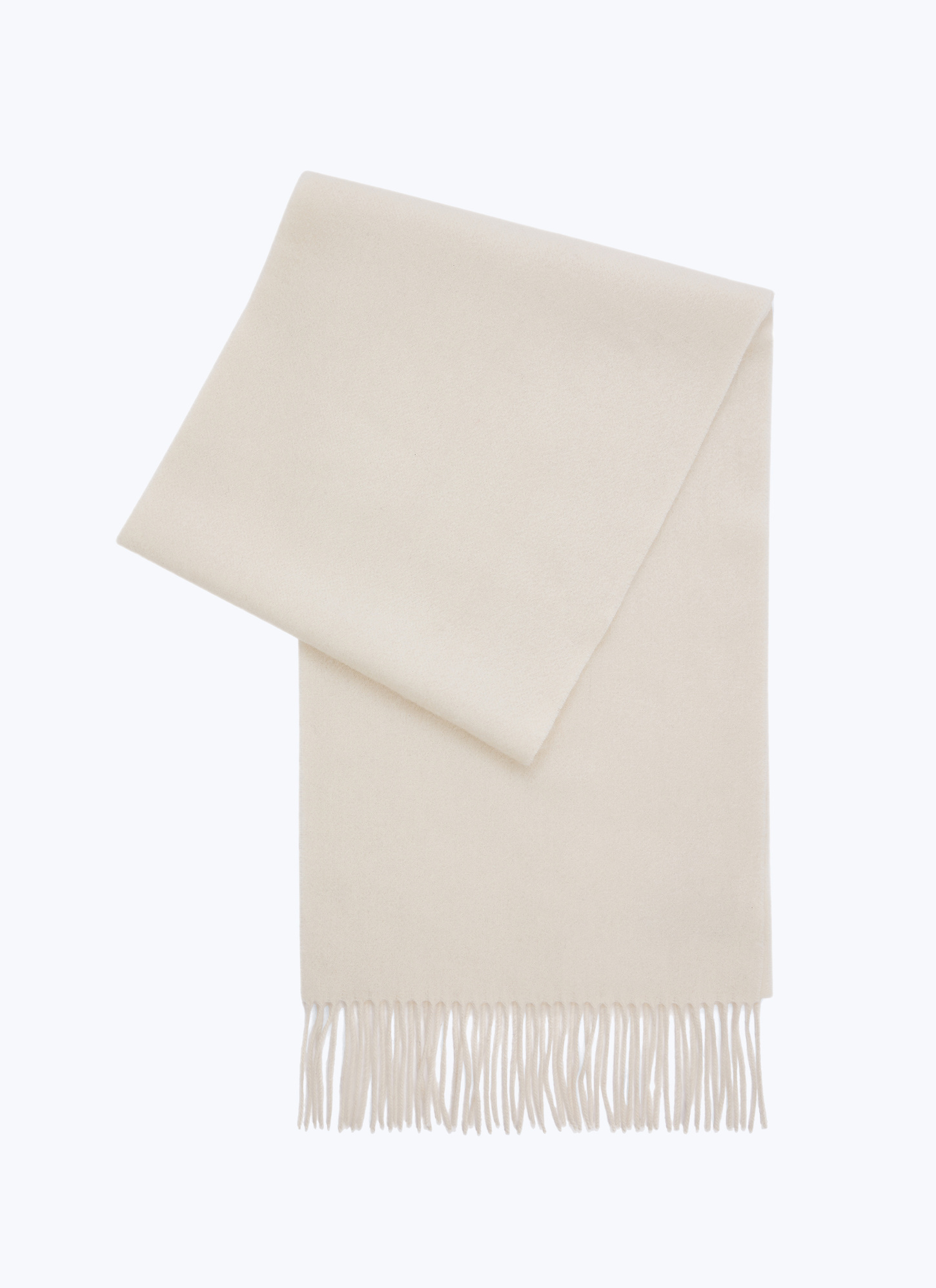 Men's ecru scarf Fursac - D2SARI-CR15-A002