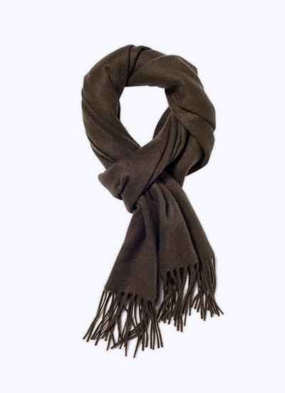 Men's scarf green cashmere Fursac - D2SARI-CR15-H016