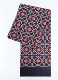 Printed wool scarf - D2ELFA-GR38-D030