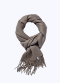 Hazelnut wool and cashmere scarf - 22HD2AARI-AR24/12