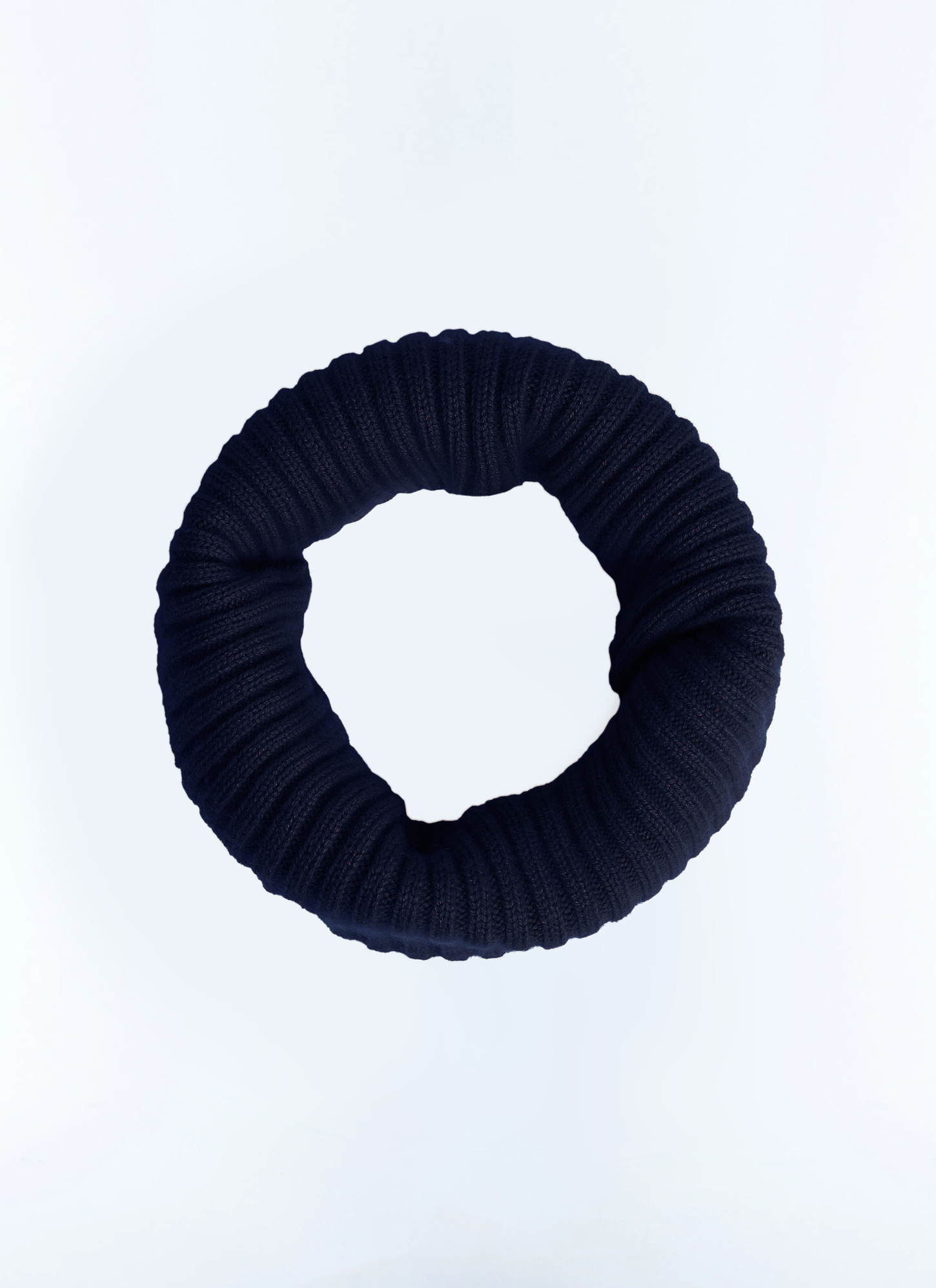 Men's scarf navy blue wool and cashmere Fursac - D2GECK-GA19-D030