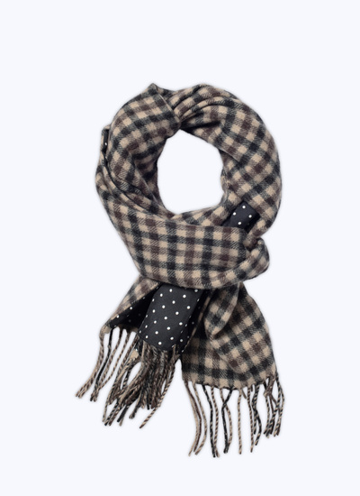 Men's scarf brown wool and silk Fursac - 22HD2TANE-AR21/18