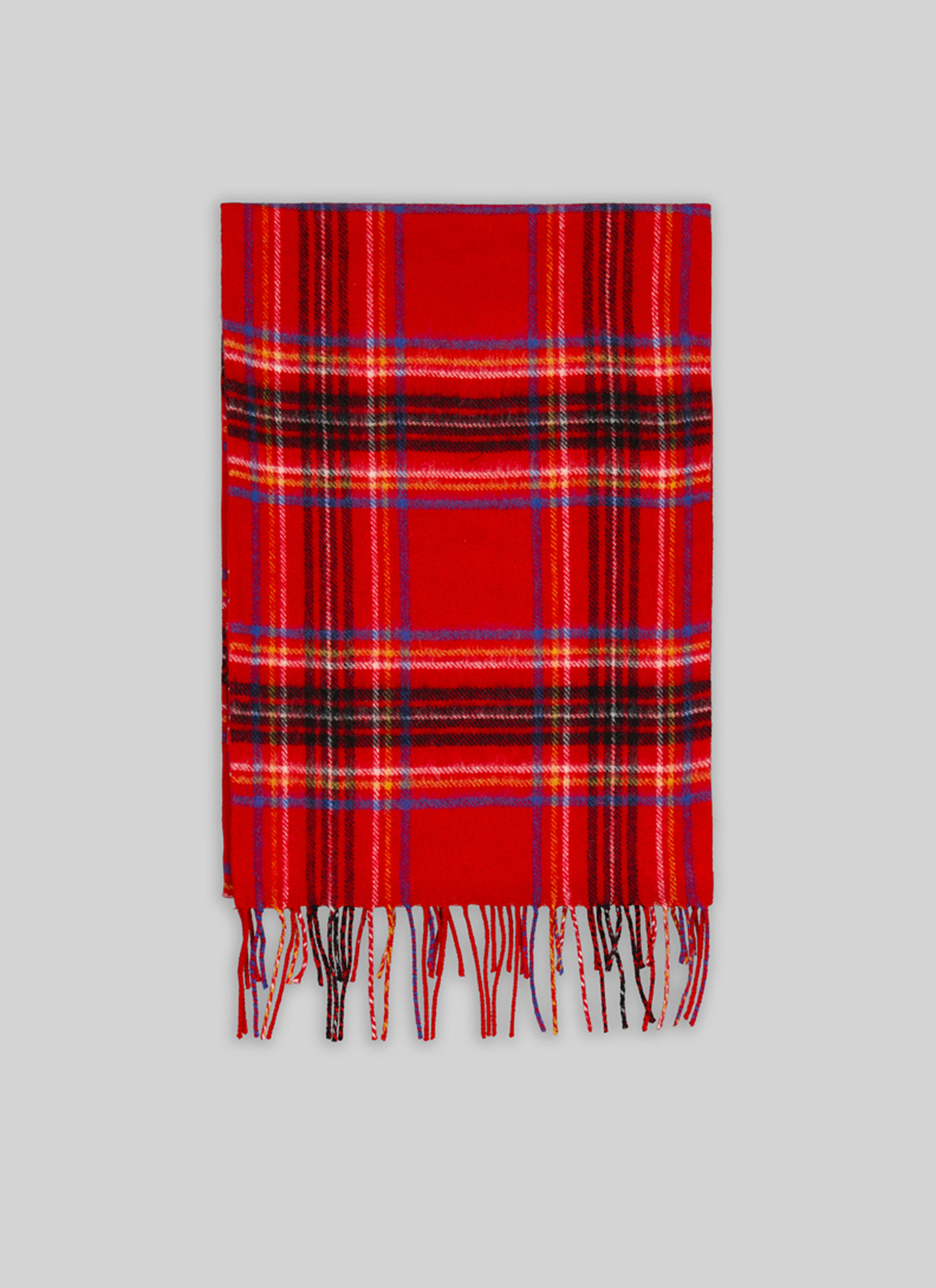 Men's red scarf Fursac - D2TANE-TR27-79