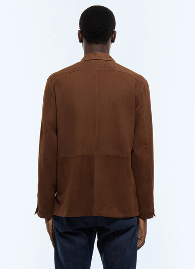 Men's certified goat suede shirt Fursac - H3JEAU-JH15-G018