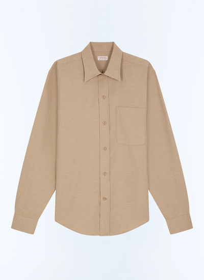 Men's white, ecru main fabric: 95% cotton, 5% cashmerelining: none shirt Fursac - H3LCIL-LH52-A011
