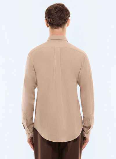 Men's main fabric: 95% cotton, 5% cashmerelining: none shirt Fursac - H3LCIL-LH52-A011